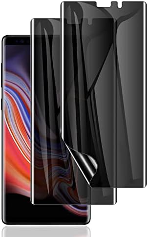 Lywhl [2 + 2 חבילה] עבור Samsung Galaxy S22 מגן מסך פרטיות Ultra [תומך בקורא טביעות אצבע] אנטי-ספוי דבק מלא סרט גמיש +